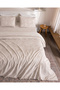 Aida Double Cotton Printed Duvet Cover Set - Beige - 2