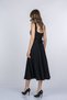 Women's Summer Black Mayra Premium Strappy Square Neck Long Midi Dress Stylish Daily Comfortable 50411 - 4