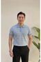 Men's Polo Collar Buttoned Knitted Anti-Sweat Polyamide Fabric