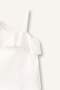 Wrinkled Textured Fabric 2-Piece Ecru Set for Baby Girl I0050A526Hs - 3