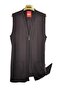 Plus Size Mother's Combed Cotton Stoned Long Vest