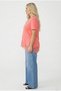 Women's Plus Size Short Sleeve T-Shirt with Lace Detail at Hem 2036-26 - 2