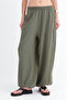 Elastic Waist Linen Trousers Pn18273 - 2
