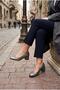 4566 Ventes Stone Accessory 3 cm Height Low Heel Women's Shoes - 3