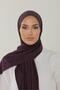 Combed Cotton Shawl - Women's Hijab Jersey Hijab Lycra Shawl - 2