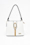 Gold Detailed 3 Compartment Shoulder and Crossbody Bag