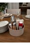 Spoon Holder, Sauce Bowl, 3 Compartment Tabletop Organizer - 2