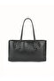 Sebayos Rectangular Model Large Size Women's Baguette Hand and Shoulder Bag