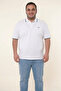 2 Pieces of Plus Size Cotton Soft Texture Breathable Fabric Non-Curling Collar Polo Neck T-Shirt - 4