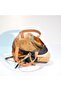 Brick Color Design Denim Patchwork Shoulder Bag (Adjustable Strap Gift) - 5