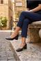 16506 Erdem Comfortable Simple Flat Toe Low Heeled Women's Shoes - 3