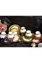 Nurancamix Porcelain Hand-Painted 6-Piece Cup Set - 3