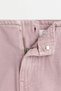 Zımbalı denim şort - 7