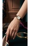 Classic Women's Steel Watch Gold Color Square Case Brown Leather Band Vintage Watch Old Money Luxury Elegant Stylish Women's Wristwatch |   Limited Edition 2026 - 4