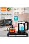 Deluxe Electric Kettle with Glass Tea Pot – Fast Heating Beverage Preparation Set - 6