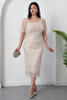 Left Collar Beaded Dress Bal200