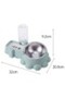 Automatic Dual Pet Feeder & Water Dispenser (32×20.8×9.2 cm) – Pink - 8