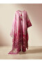 Pink Digital Printed Doria Lawn Suit with Tassel Neckline - AFK8874 | Pink - 3