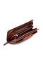 2737 Genuine Leather Wallet with Phone Compartment, Zipper, Multiple Compartments, Card Holder, Daily Use B - 4