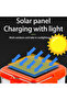 360° Ultra Bright Illumination | Built-In Solar Panel | Adjustable Brightness - 5