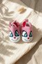 Mallow Rabbit Pink Rabbit Figured Embroidered Baby Booties - Soft Textured Non-Slip Home Shoes - 2