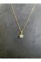 Women's Steel Necklace Evil Eye Bead Detailed Full Zircon Stone Balloon Star Necklace Jewelry Gem - 5