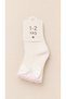 Girl's Pearl Bow Detailed Cotton 3-Piece Sock Set - 2