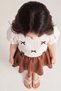 Girl's Set with Bow, Cotton Top and Elastic Waist Shorts Skirt Set, Casual Stylish Combination - 5