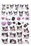 Kuromi 36 Piece Sticker Set - 3