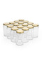 1000Cc 1 Lt. Glass Jar with Lid - Suitable for Food Contact