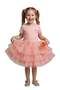 Bow Detailed Tulle Smn Girls' Dress - 4