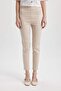 Valentina Sigaret Regular Waist Straight Leg Satin Trousers J8743az24sm - 3