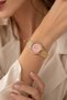 Liora Gold – Special Design Women's Wristwatch with Pink Dial and Stone Detail - 4