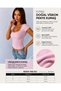 Women's Square Neck Lace Detailed Viscose Combed Cotton Blouse Flexible Slim Fit T-Shirt - 2