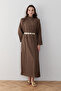 Belted Voile Crash Dress 32-2884 - 3