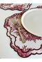 Toile De Jouy Patterned Luxury American Serving and Cocktail Napkins Set of 12 - L'Antique Series - 4