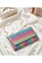 Lumea Glint Sparkling Patterned Chain Strap Evening Dress Women's Portfolio Bag