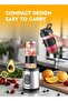 Portable Sports Blender – One-Touch Button Smoothie Maker with 570ML BPA-Free Sports Bottle - 3