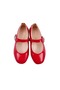 Stella Strappy Textured Patent Leather Stone Ballerinas - 3