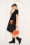 Women's Casual Printed Midi Dress - 6