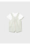 Baby T-Shirt Striped Overalls Set 1622 - 3