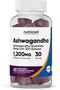 Ashwagandha Gummies 1200mg Equivalent Per Serving (Mixed Berry Flavor), 60 Gummies, 30 Servings