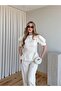 Taş Mateo Balloon Sleeve Blouse Pants Set - 5125 - 3