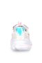 Kafka P Girls' Velcro White / Pink Casual Sneakers - 6