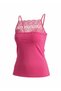 Women's 3-Piece Thin Strap Lycra Wide Lace Undershirt - 7