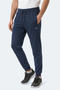 Omiros Rbn. I Men's Navy Blue Sweatpants with Pockets - 4