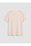 Nevavm V-Neck Maternity Pajama Top with Difference in Color - 2