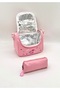Luxury Plush Detailed Thermal School Backpack and Pencil Case Set for Girls Primary School Bag - 6
