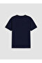 Original Oval Collar Slogan Printed Boys' T-Shirt - 5