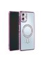 Samsung Galaxy A06 Compatible Joke Simli Magneticsafe Case - Deep Purple